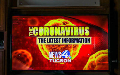 Tucson Channel 4 news Coronavirus Information banner screen