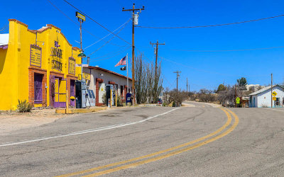 The tiny town of Sasabe in the Arizona Border Zone