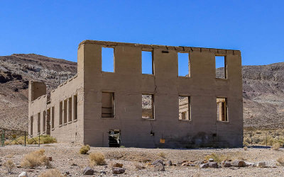 One of two schools in the Rhyolite Historic Townsite