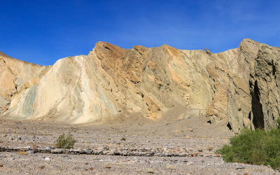 Geologic formation along California 190 in Death Valley National Park
