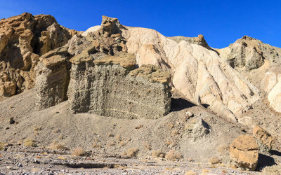 Eroded hills along California 190 in Death Valley National Park