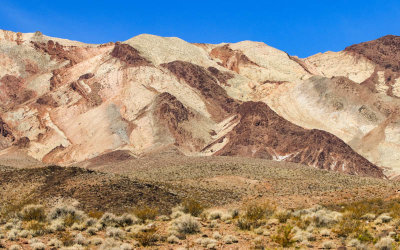 Colorful mountains along California 190 in Death Valley National Park