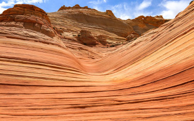 Entering the main portion of The Wave in Vermilion Cliffs National Monument