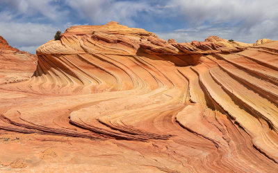 The Mini-Wave in an area adjacent to The Wave in Vermilion Cliffs National Monument