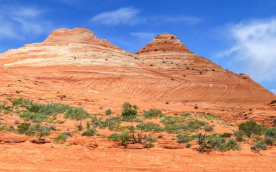 Large sandstone buttes in Vermilion Cliffs National Monument