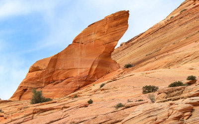 The Sundial, a broken arch, in Vermilion Cliffs National Monument