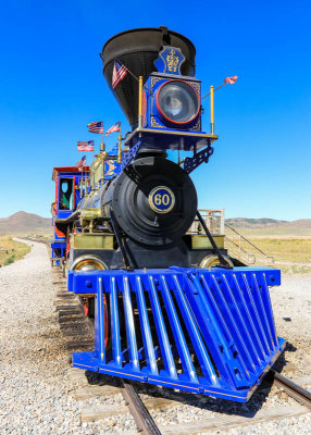 Front View of the CPRR Engine Jupiter in Golden Spike NHP