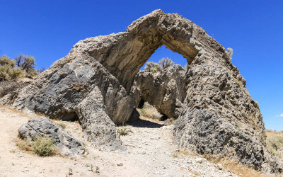 The Chinese Arch along the Promontory Trail in Golden Spike NHP