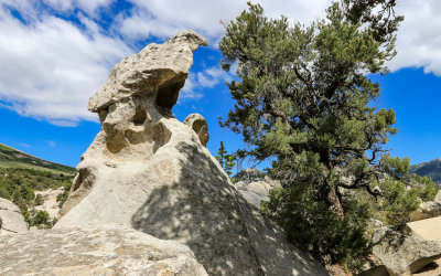 Granite formation in City of Rocks National Reserve