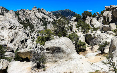 Granite canyon in City of Rocks National Reserve
