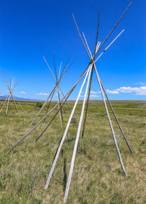 Site of the Tipi of Chief Lean Elk in Big Hole National Battlefield