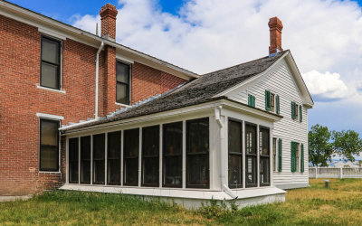 Oldest portion of the Ranch House in Grant-Kohrs Ranch NHS