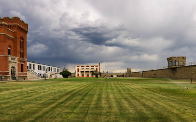 Prison Yard in the Old Montana Prison