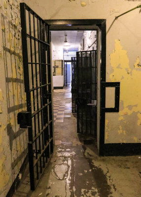 Inside the Maximum Security area in the Old Montana Prison