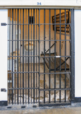 Two prisoner cell in the Cell Block in the Old Montana Prison