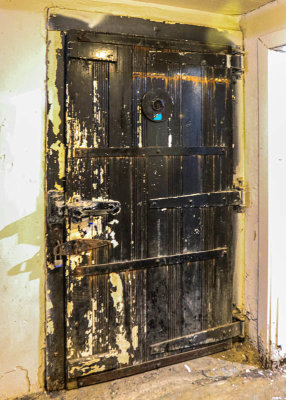 A Black Box Cell, total isolation in the darkness, in the Old Montana Prison