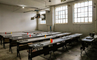 Prison Mess Hall in the Old Montana Prison