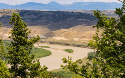 The Missouri River as viewed from Lower Two Calf Road in Upper Missouri River Breaks NM