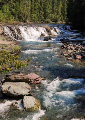 Sacred Dancing Cascade along McDonald Creek in Glacier National Park