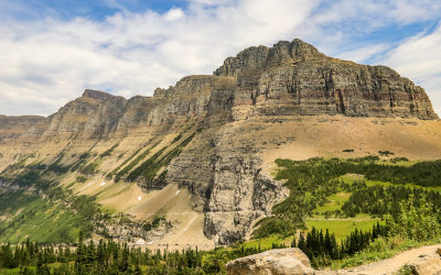 Pollock Mountain at Logan Pass in Glacier National Park