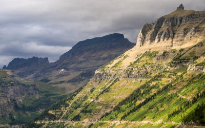 The Garden Wall as seen from Logan Pass in Glacier National Park
