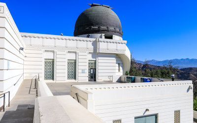 Telescope dome at the Griffith Observatory