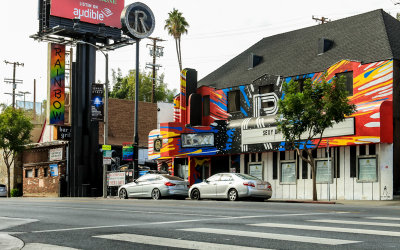 Rainbow Bar and Grille and Roxy along the Sunset Strip in Hollywood