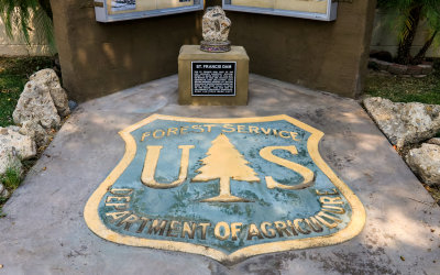 Monument at the USFS office near Power Plant No. 2 in St. Francis Dam Disaster National Monument