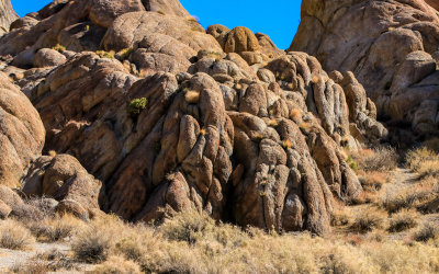 Rock formation in the Alabama Hills National Scenic Area
