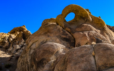 The Eye of Alabama Hills Arch in the Alabama Hills National Scenic Area