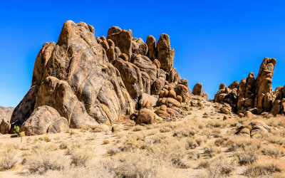 Rock formation in the Alabama Hills National Scenic Area