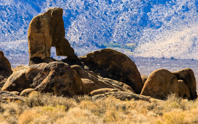 Boot Arch as seen from the Movie Road in the Alabama Hills National Scenic Area