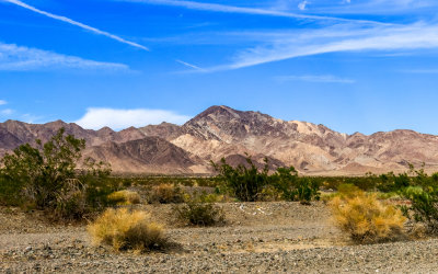 Marble Mountain range along US 66 in Mojave Trails National Monument 