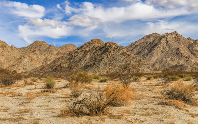 Section of Sheephole Mountain range along the Amboy Road in Mojave Trails National Monument