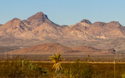 The Castle Mountain Range from Nevada Highway 164 near Castle Mountains National Monument 