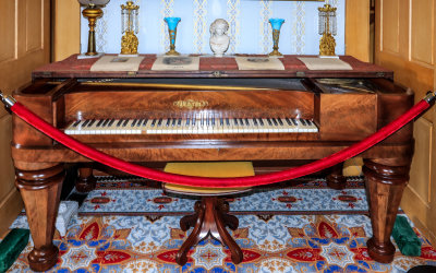 Piano in the childhood home of William Howard Taft in WH Taft NHS