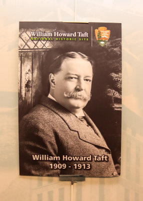 National Park Service poster honoring the presidency of William Howard Taft in WH Taft NHS