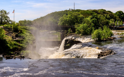 The top of Paterson Great Falls in Paterson Great Falls NHP