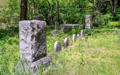 Cemetery at the Bushkill Dutch Reformed Church in Delaware Water Gap NRA