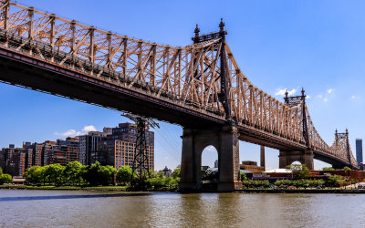 Spans of the Queensboro Bridge from the NYC Boat Tour