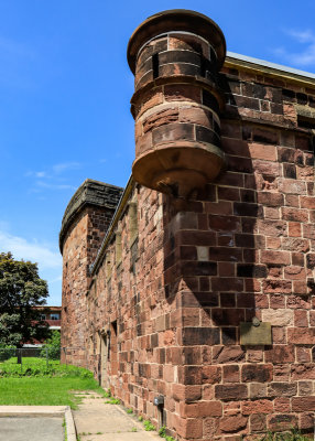 Sentry Box and bastion of Castle Williams in Governors Island NM