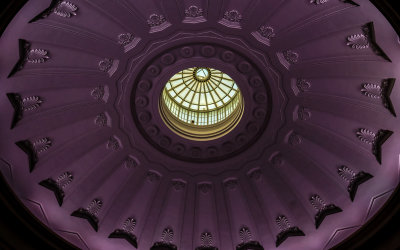 Dome of the rotunda in Federal Hall National Memorial
