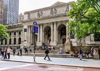 New York Public Library in New York City