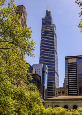 Skyscraper in midtown Manhattan in New York City