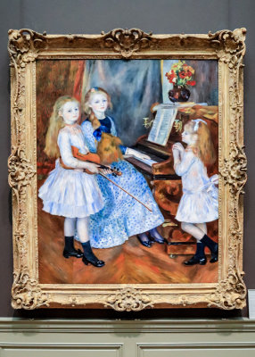 The Daughters of Catulle Mendes (1888) Oil on Canvas – Auguste Renoir in The Met Fifth Avenue
