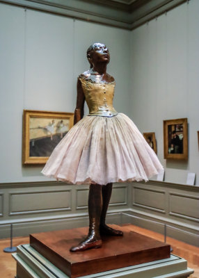 The Little 14-Year-Old Dancer (1922, cast) Tinted Bronze – Edgar Degas in The Met Fifth Avenue