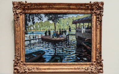 La Grenouillere (1869) Oil on Canvas – Claude Monet in The Met Fifth Avenue