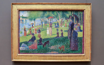 Study for “A Sunday on La Grande Jatte” (1884) Oil on Canvas – Georges Seurat in The Met Fifth Avenue
