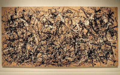 Autumn Rhythm (Number 30) (1950) Enamel on Canvas – Jackson Pollock in The Met Fifth Avenue