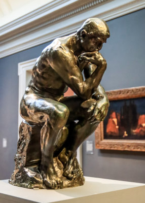 The Thinker (1910, cast) Bronze – Auguste Rodin in The Met Fifth Avenue